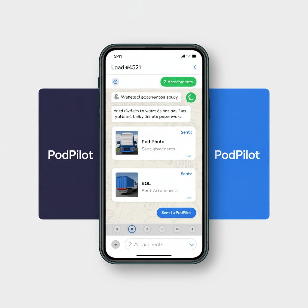 PODPilot on a phone
